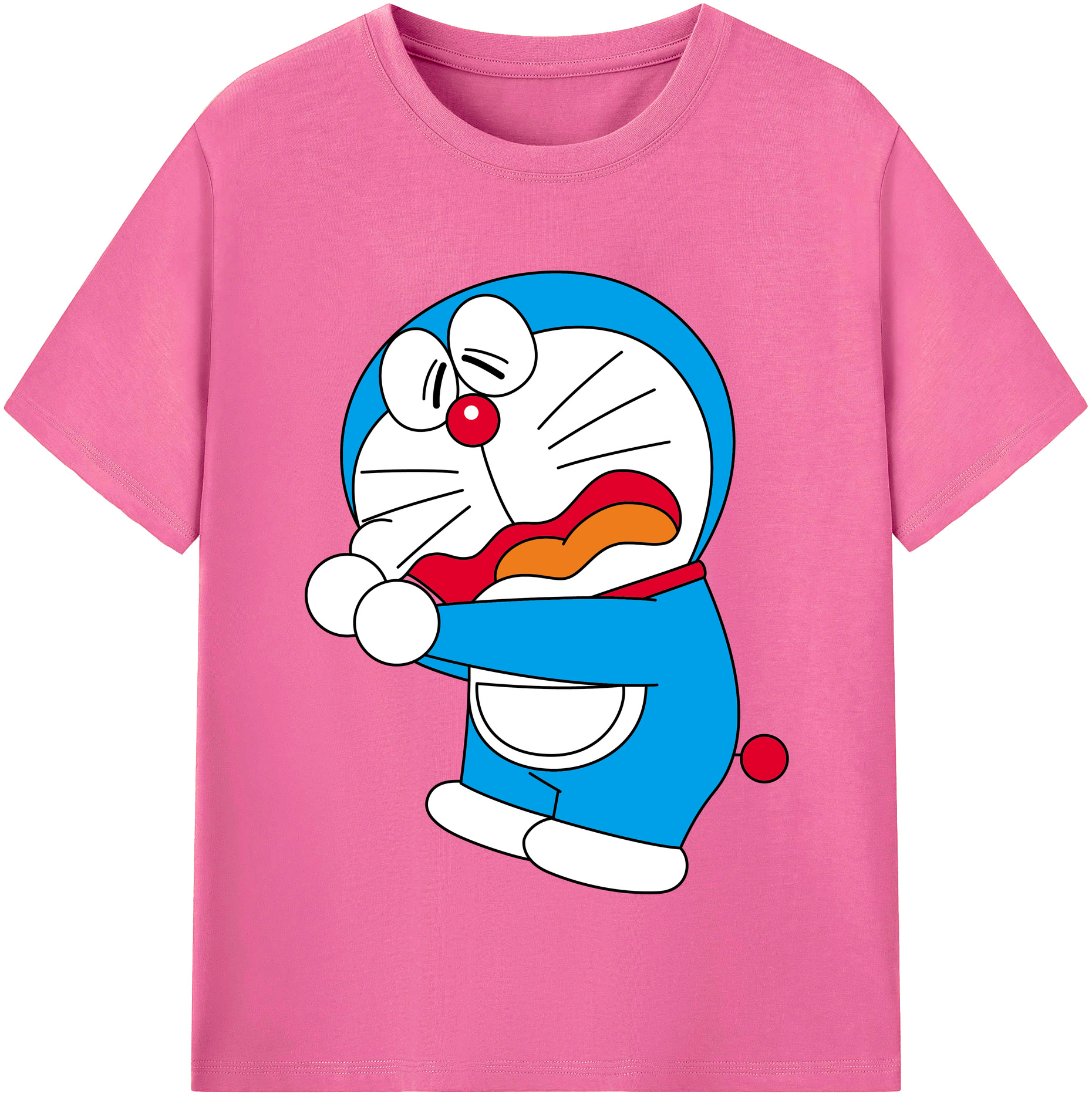 （画像用） ドラえもん Doraemon レディースカジュアルプリントTシャツ（綿100％）